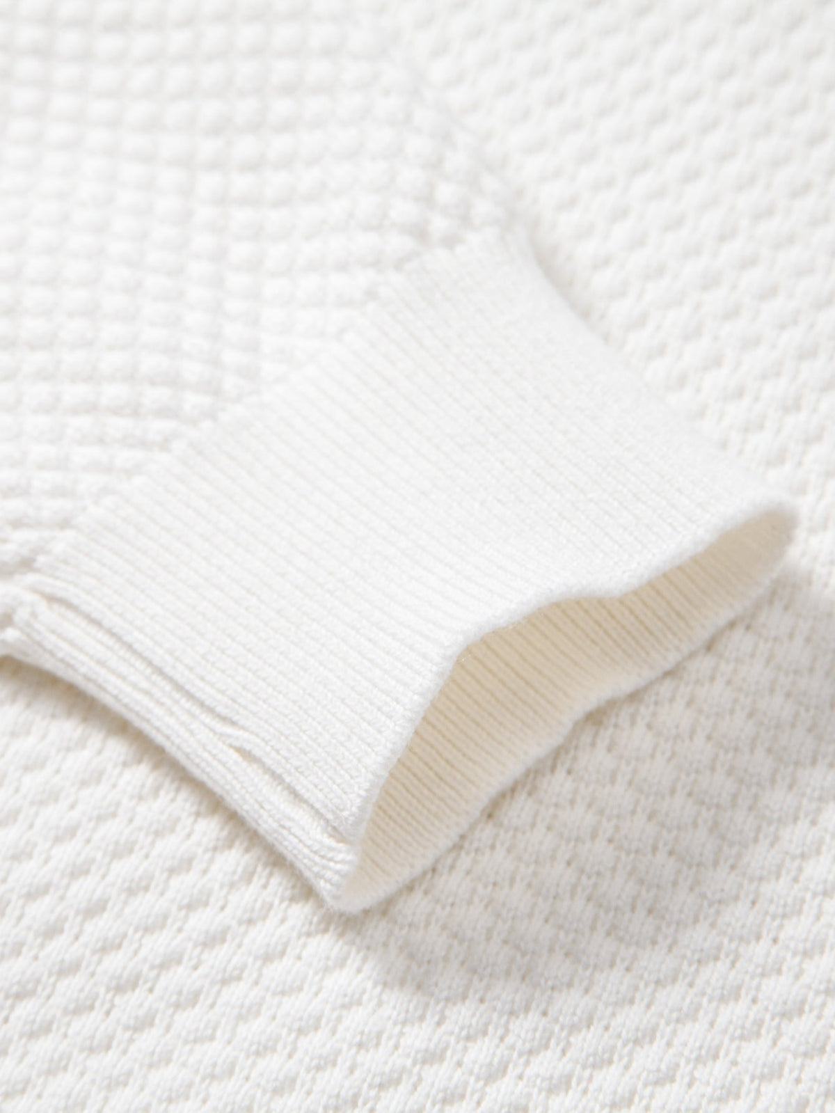 Polo texturizado piña manga larga