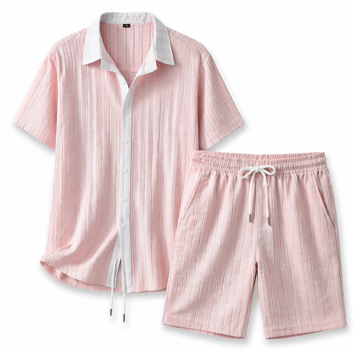 Conjunto camisa y short con cordón