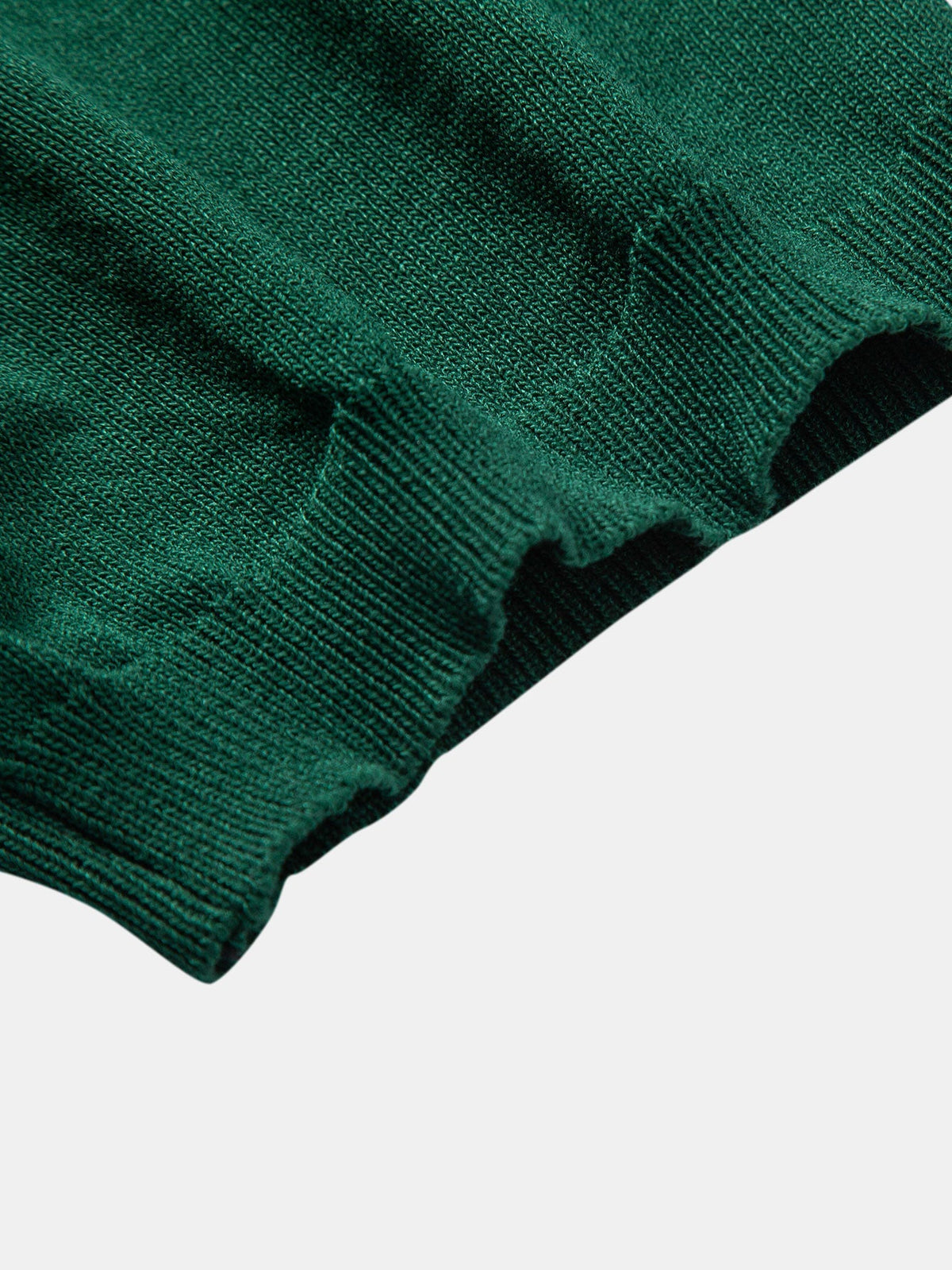 Conjunto polo jacquard y pantalón recto