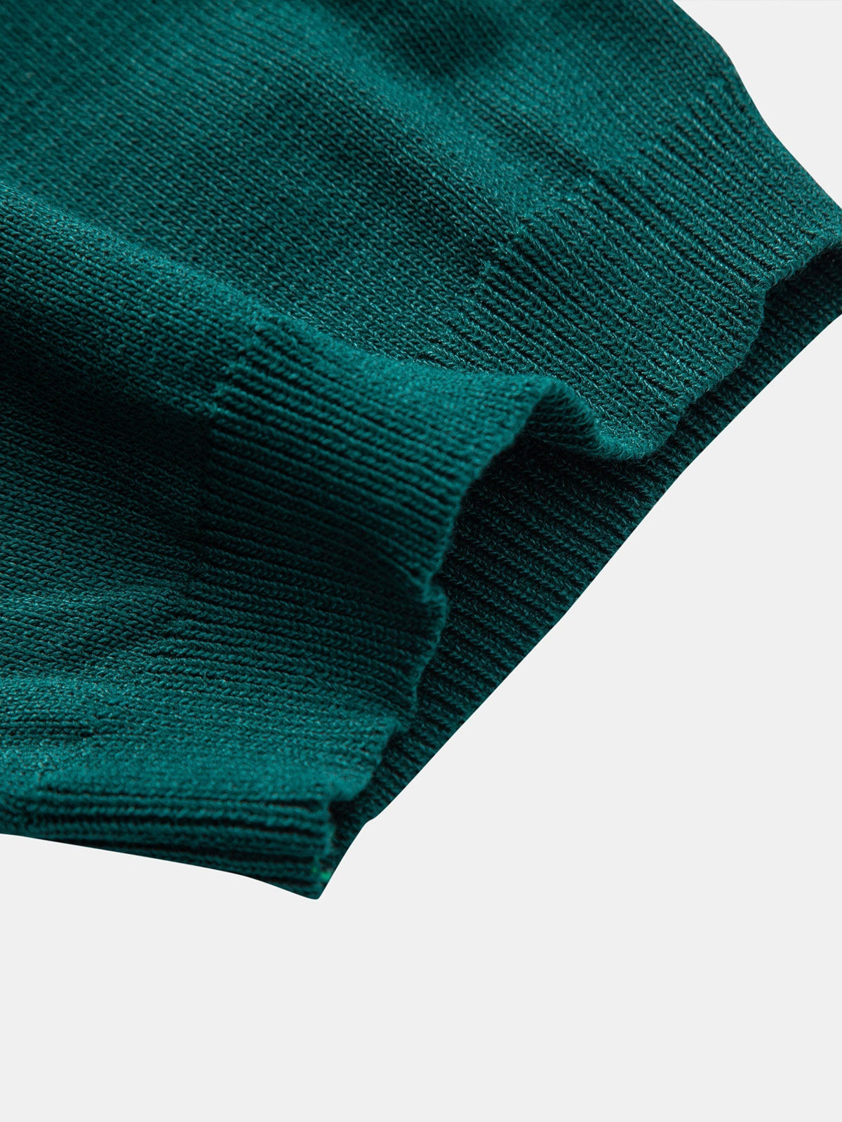 Conjunto polo rayas cremallera y lino