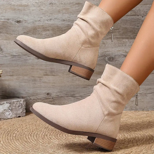 Marta | Cibeles Botines elegantes con cremallera