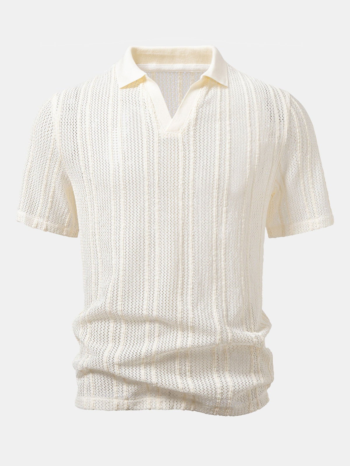 Conjunto polo rayas relax y lino