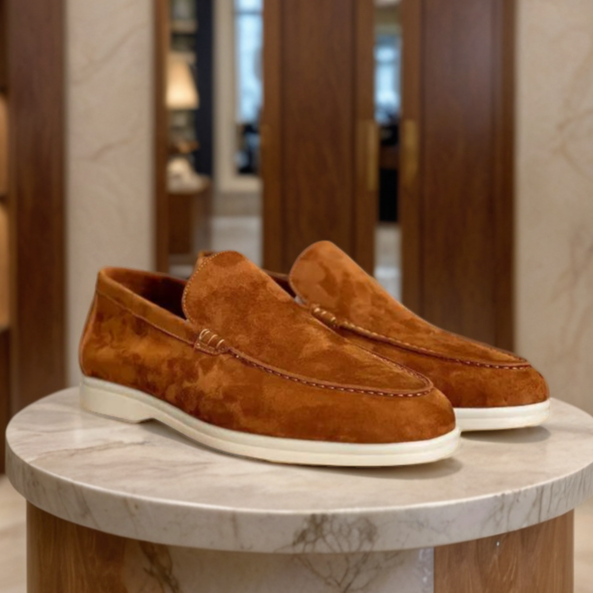 Mocasines de ante premium