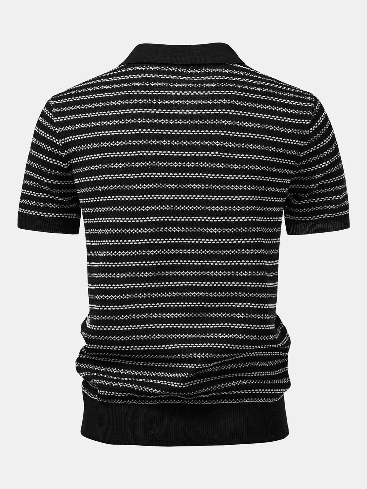 Polo de punto a rayas
