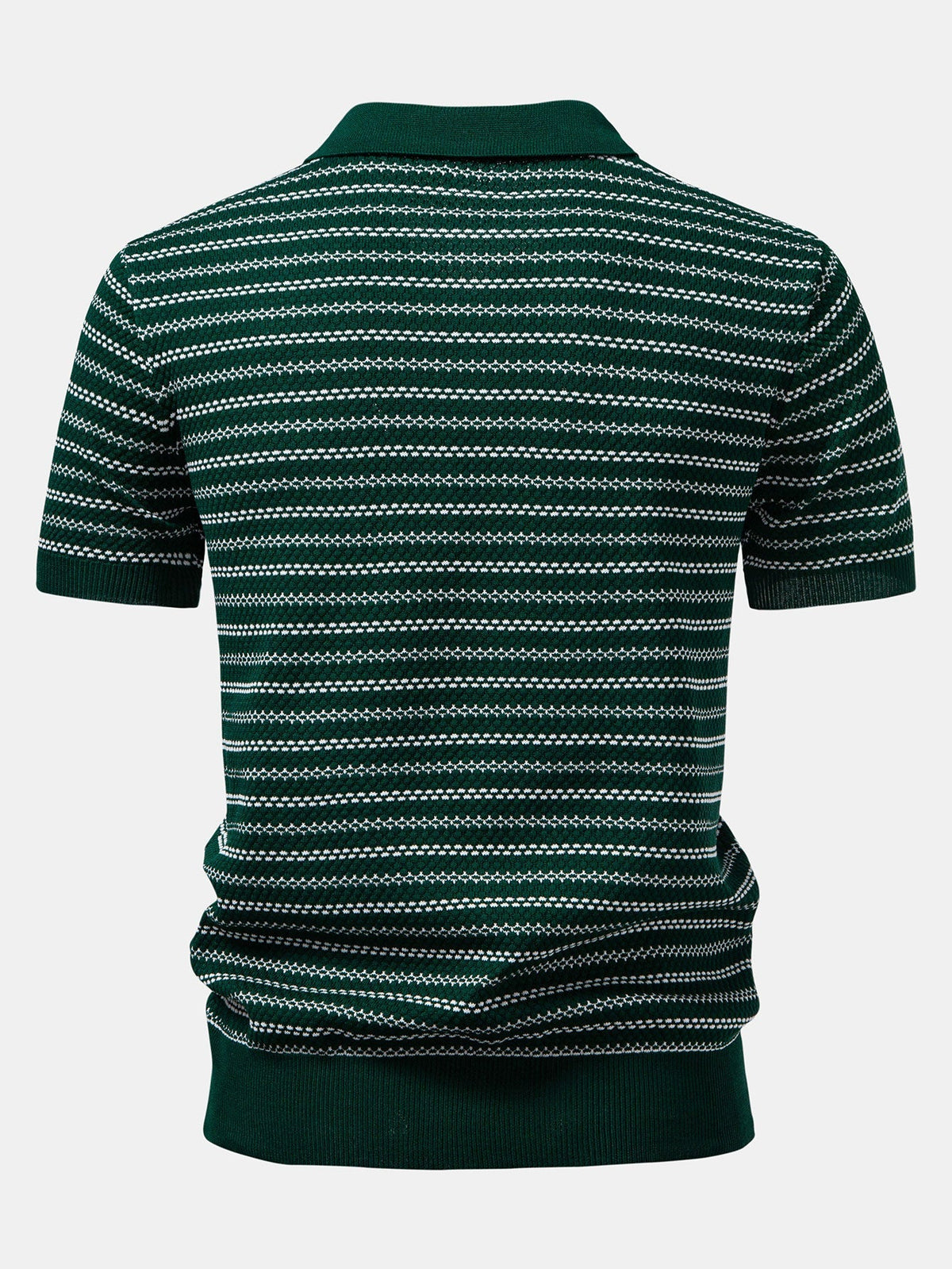 Polo de punto a rayas