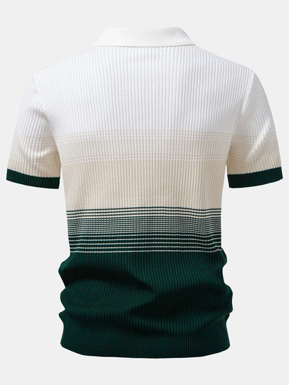 Conjunto polo degradado y pantalón cónico
