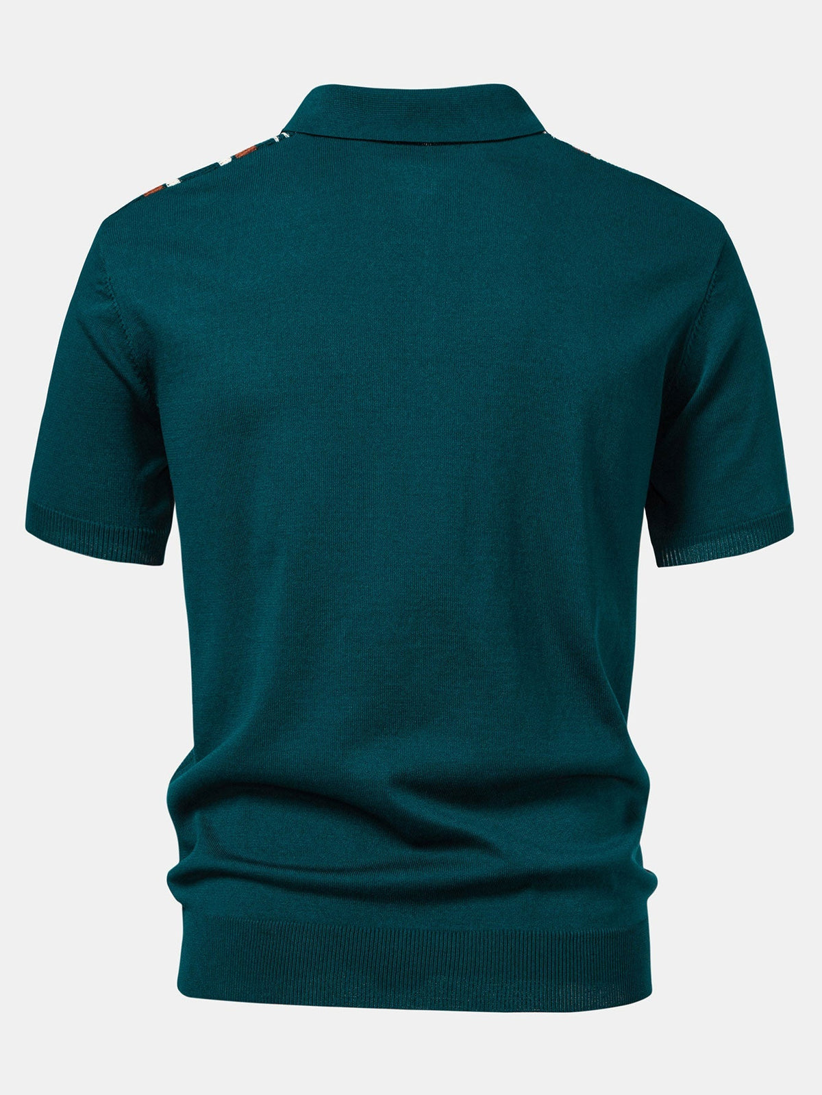 Conjunto polo rayas cremallera y lino