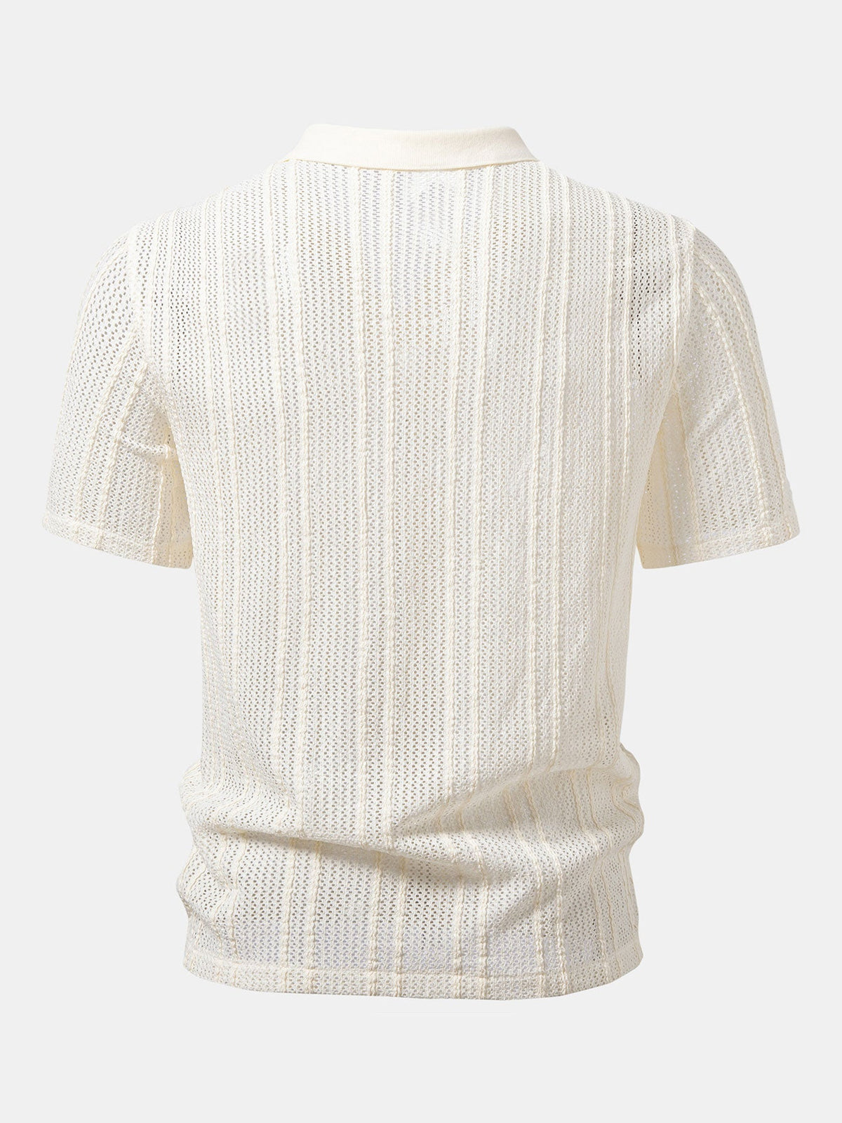 Conjunto polo rayas relax y lino