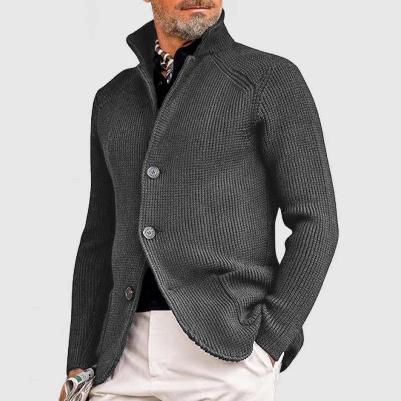 Chaqueta Hombre de Punto Elegante – Diseño Clásico con Ajuste Moderno
