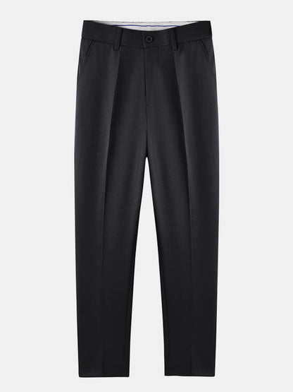 Conjunto polo textura y pantalón cónico