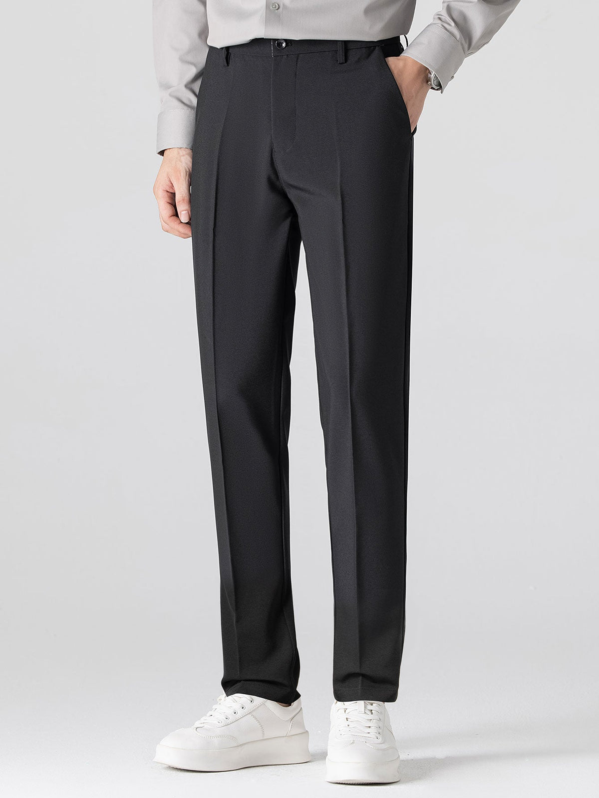 Conjunto polo degradado y pantalón cónico