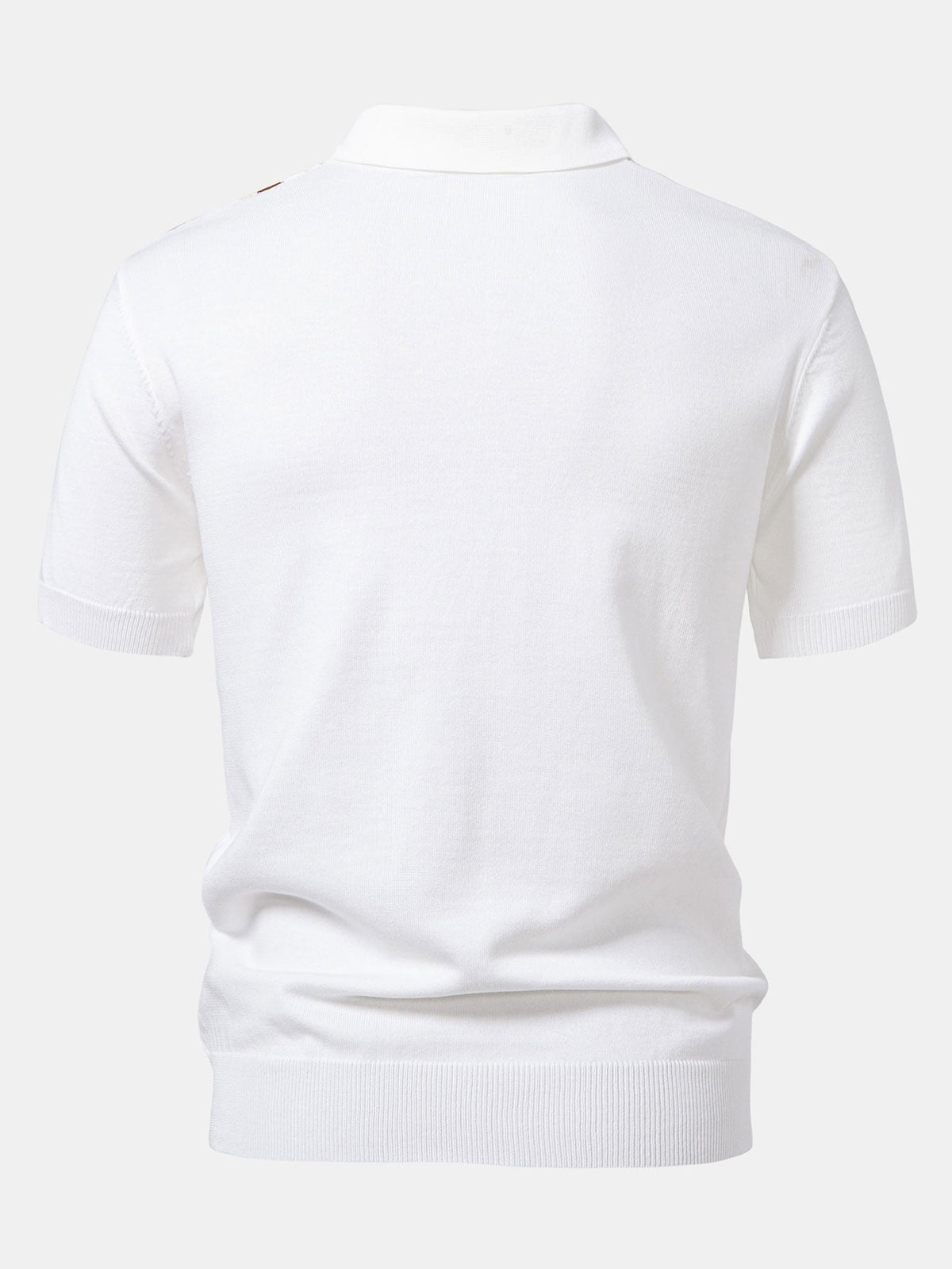 Conjunto polo rayas cremallera y lino