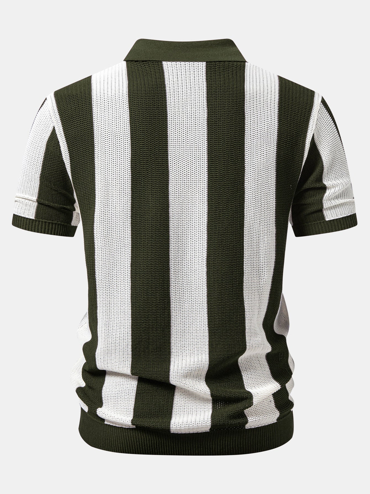 Conjunto polo calado cremallera y lino