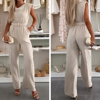 Mono Mujer Sin Mangas Drapeado – Elegancia y Comodidad Moderna
