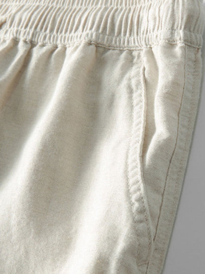 Conjunto polo rayas relax y lino