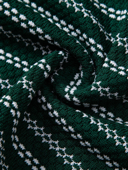Polo de punto a rayas