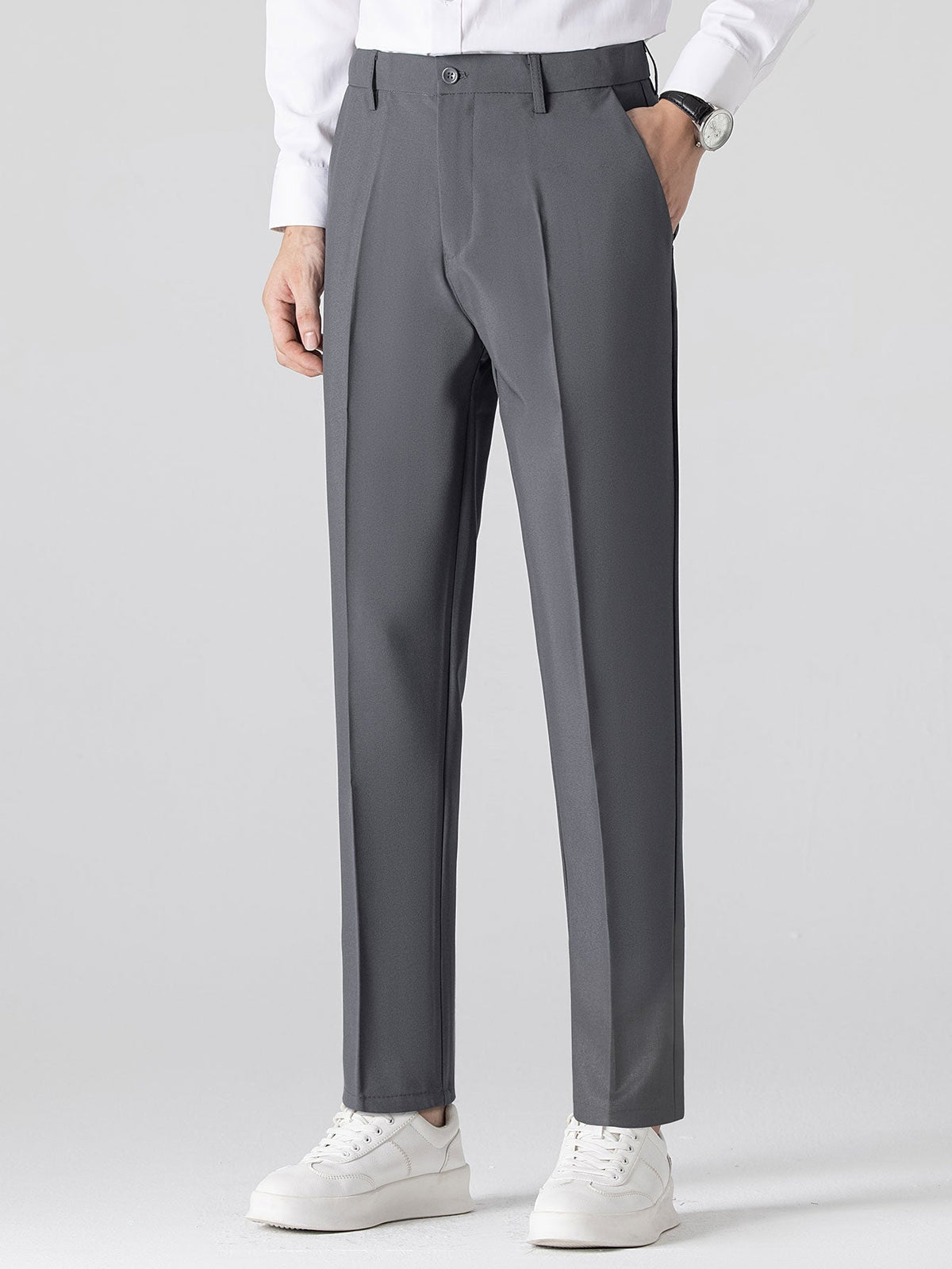 Conjunto polo degradado y pantalón cónico