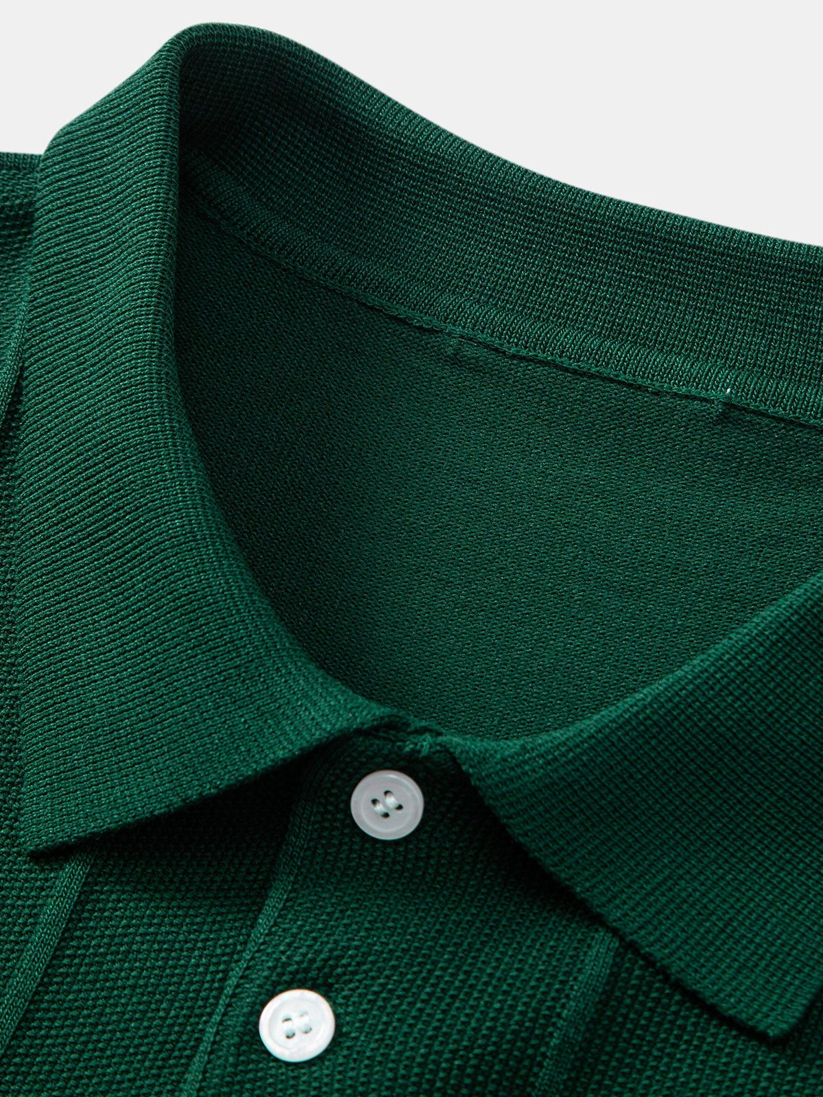 Conjunto polo jacquard y pantalón recto