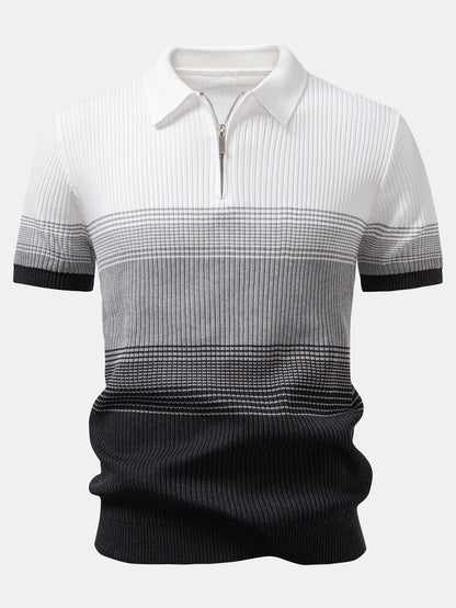 Conjunto polo degradado y pantalón cónico