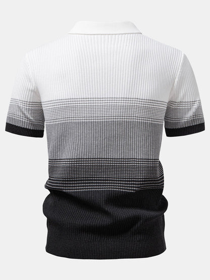 Conjunto polo degradado y pantalón cónico