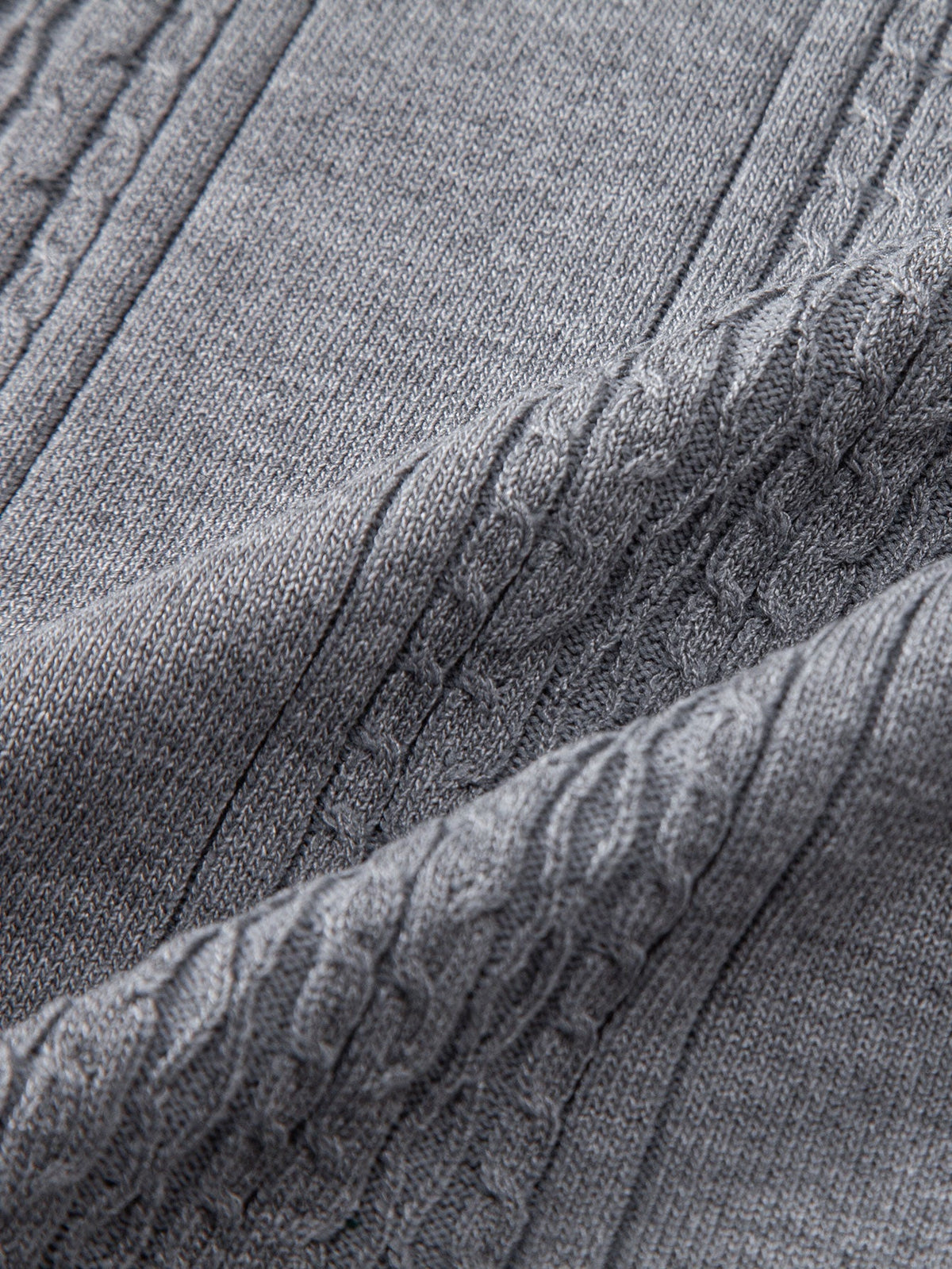 Polo jacquard Twist con cremallera