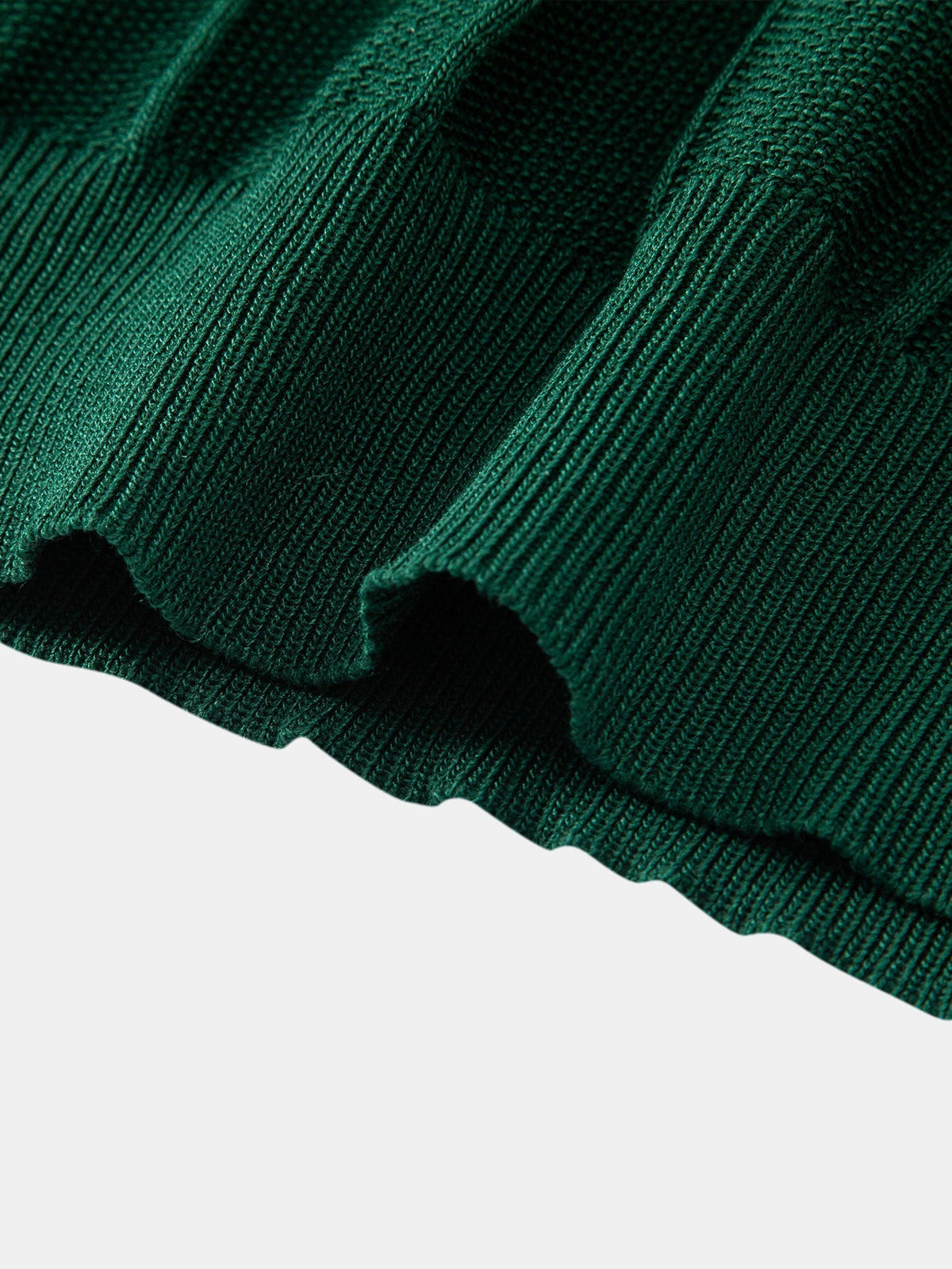 Conjunto polo jacquard y pantalón recto