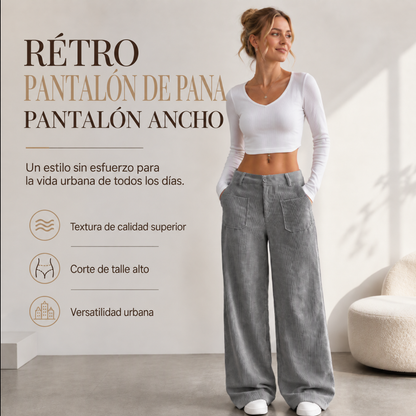 Alicia pantalones anchos y cómodos de corte holgado para mujer