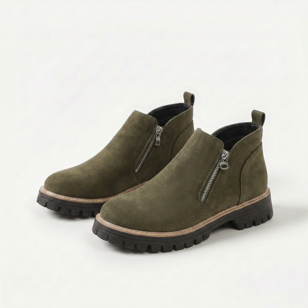 Frida: botines de plataforma con suela gruesa para otoño e invierno