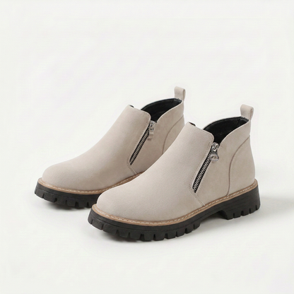 Frida: botines de plataforma con suela gruesa para otoño e invierno
