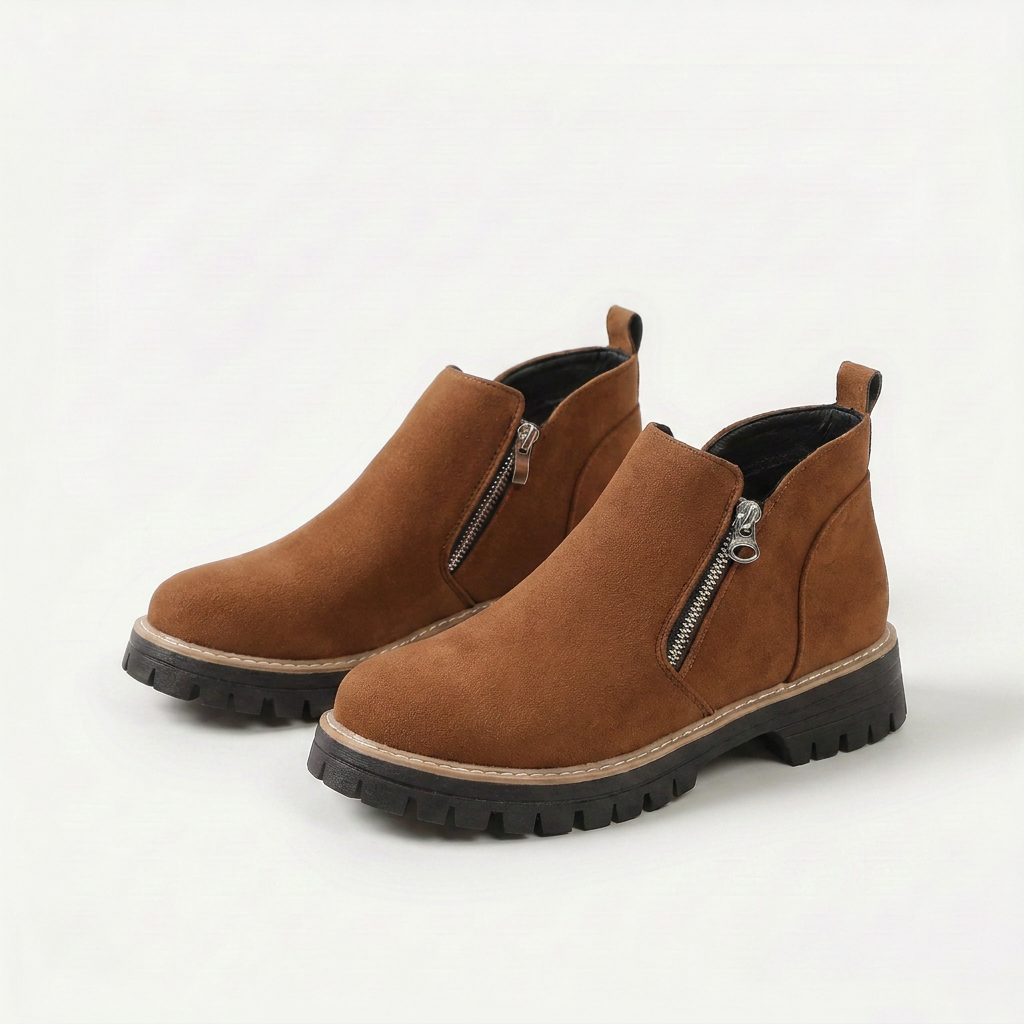 Frida: botines de plataforma con suela gruesa para otoño e invierno