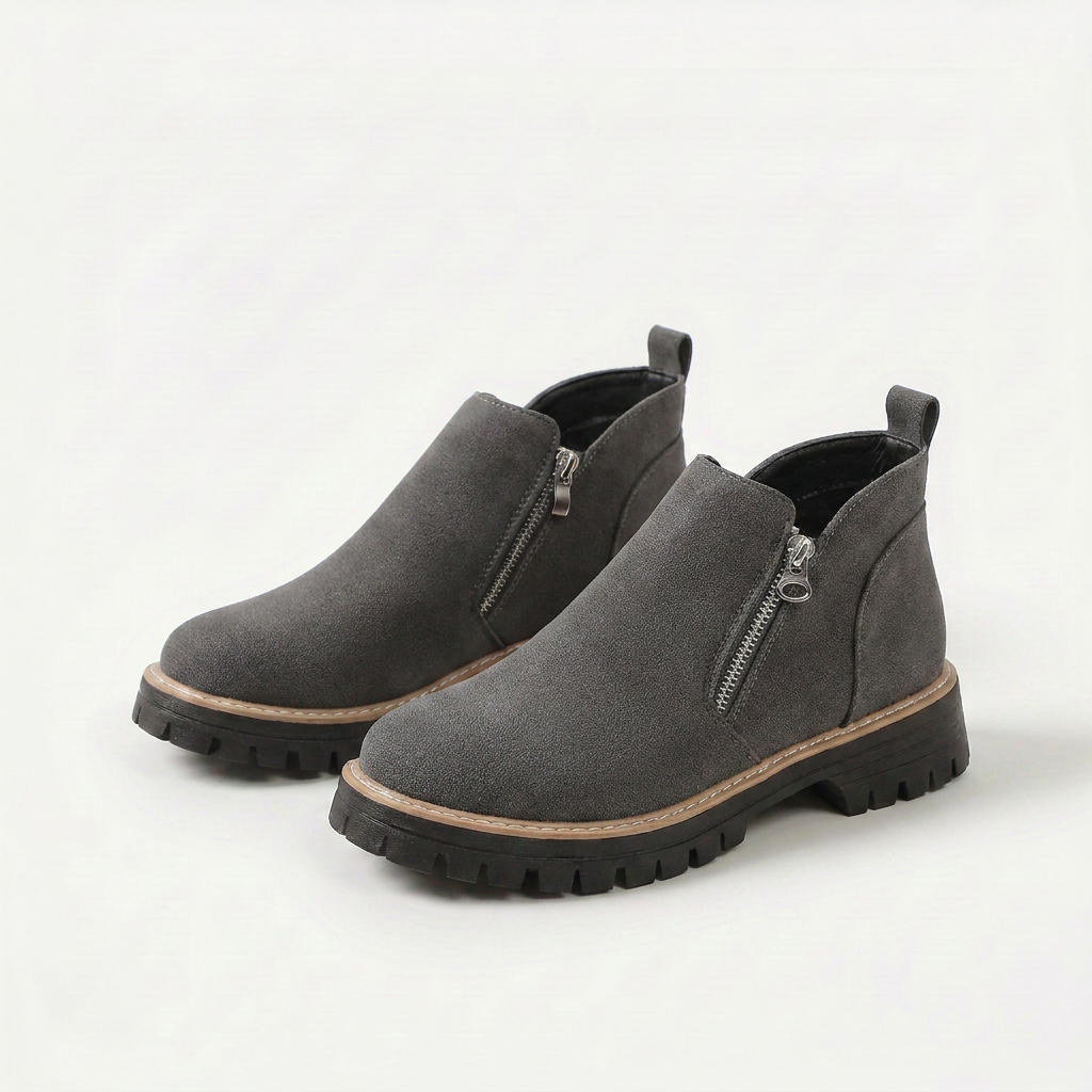 Frida: botines de plataforma con suela gruesa para otoño e invierno