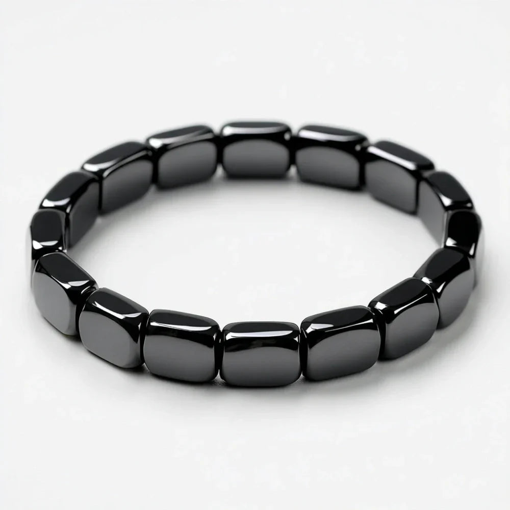 Pulsera magnética de hematita para hombre Hora Paris