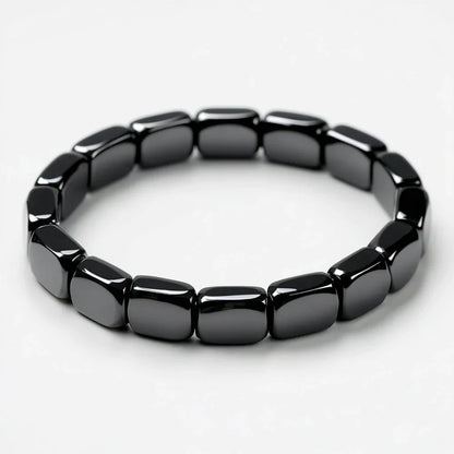 Pulsera magnética de hematita para hombre Hora Paris