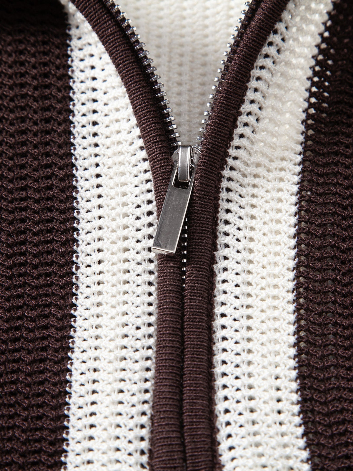 Conjunto polo calado cremallera y lino