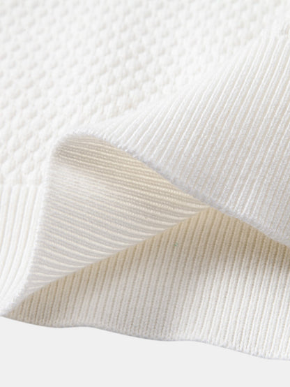 Polo texturizado piña manga larga