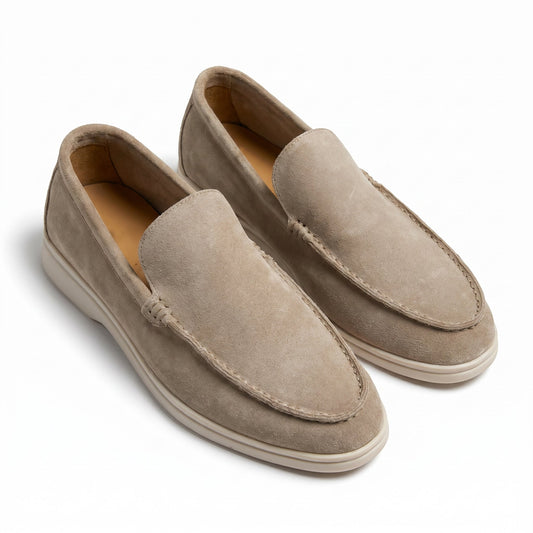 Enzo™ | Mocasines de ante con suela híbrida