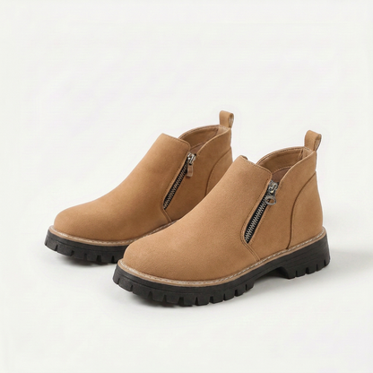 Frida: botines de plataforma con suela gruesa para otoño e invierno
