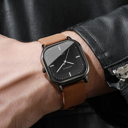 Geneva – Reloj de Esfera Cuadrada