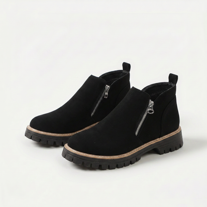 Frida: botines de plataforma con suela gruesa para otoño e invierno