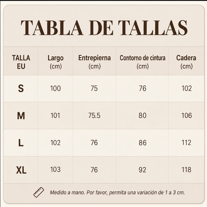 Alicia pantalones anchos y cómodos de corte holgado para mujer
