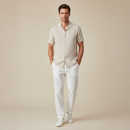 Conjunto camisa de solapa y pantalón
