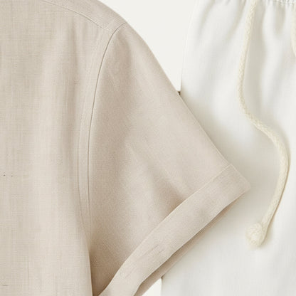 Conjunto camisa de solapa y pantalón