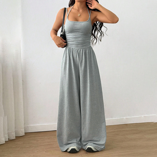 Mono Mujer Tirantes Finos Elegante – Piernas Amplias Verano
