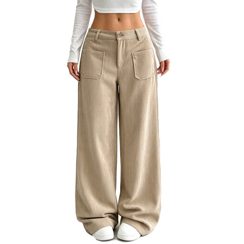 Alicia pantalones anchos y cómodos de corte holgado para mujer