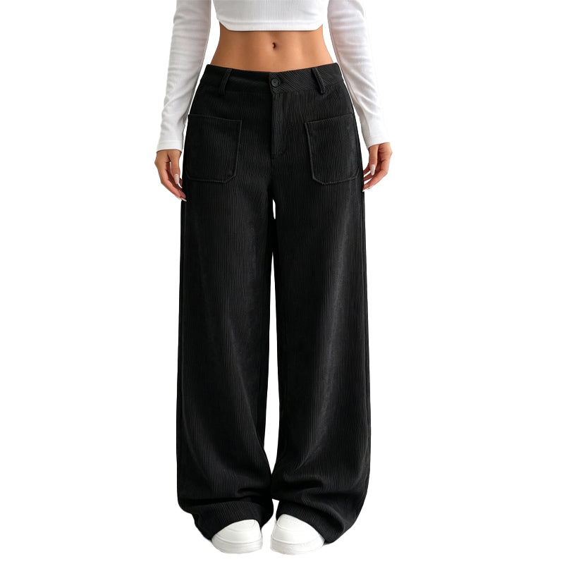 Alicia pantalones anchos y cómodos de corte holgado para mujer