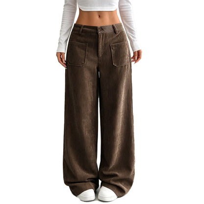 Alicia pantalones anchos y cómodos de corte holgado para mujer