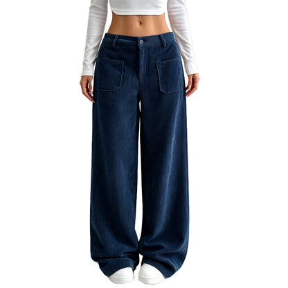 Alicia pantalones anchos y cómodos de corte holgado para mujer