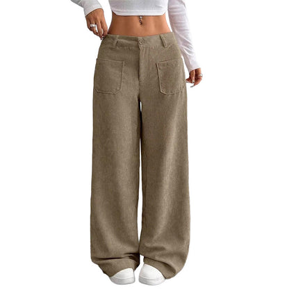 Alicia pantalones anchos y cómodos de corte holgado para mujer